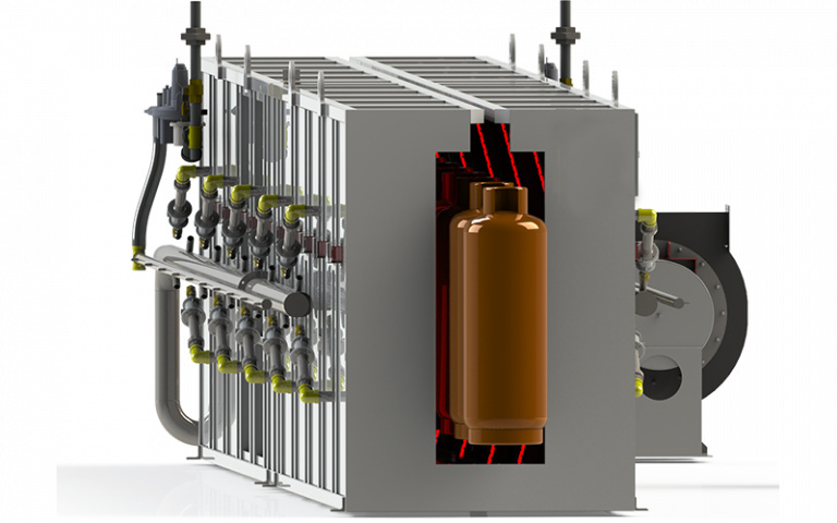 Infrared Oven For LPG Cylinder